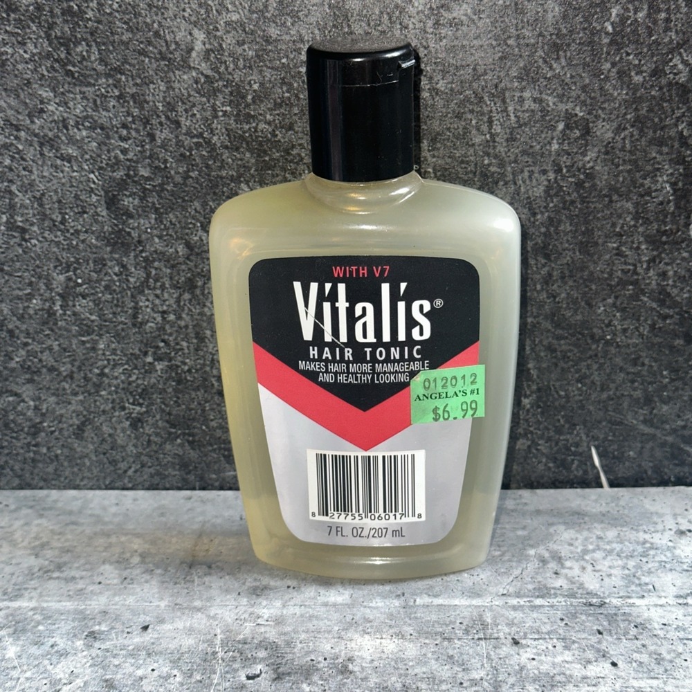Original Formula Vitalis V7 Hair Tonic  W/DiHydroabietyl Alcohol  7 fl oz. New